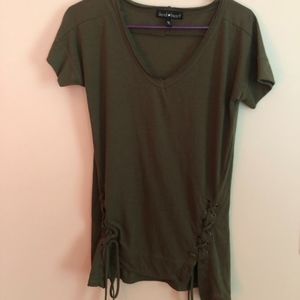 ARMY GREEN TOP